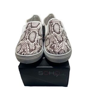 SOHO Girls Shoes Faux Snakeskin Embossed Slip Ons Women’s Size 10 Style Jerry-2